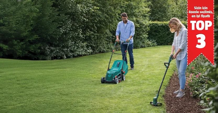 Bosch UNIVERSALROTAK34-405 -EASYGRASS Çim Biçme Seti (Çim Biçme Makinesi + Kenar Kesme Makinesi)