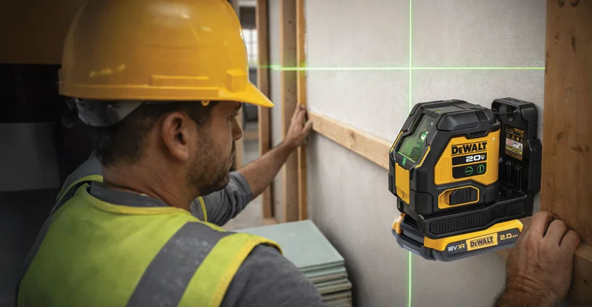 Dewalt DCLE34021N-Xj 18V Solo Çapraz Yeşil Çizgi Lazer