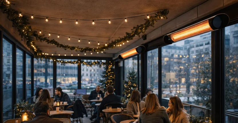 Veito Infrared 2500W Blade S Duvar Tipi Isıtıcı Siyah 