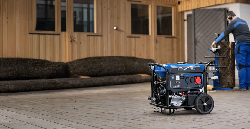 Scheppach SG7100x 5,5kw Benzinli Trifaze Jeneratör