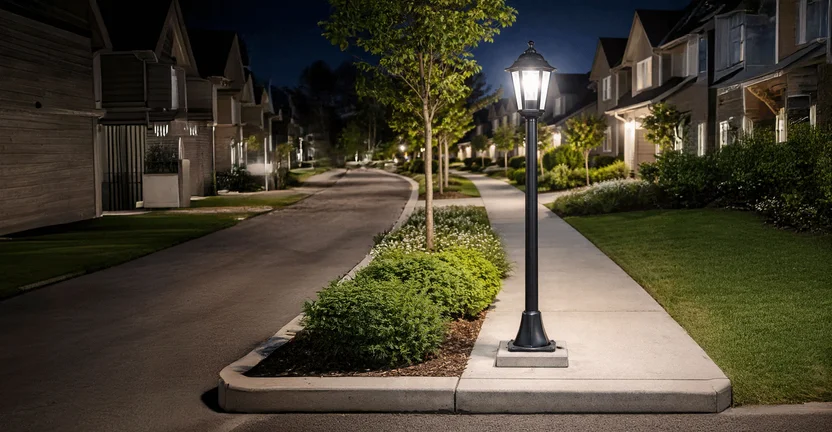 Eglo Laterna 110 cm Yol Aydınlatması Siyah  