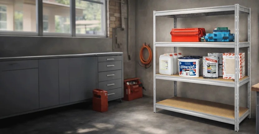 Regalux Metal 4 Katlı Raf 160x60x180 cm