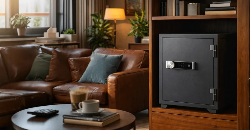 Yale Mega Boy Yangına Dayanıklı Siyah 50x50x69.5 cm Elektronik Para Kasası