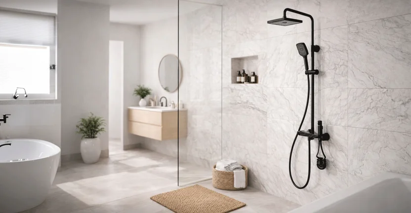 Penta Piano Duş Seti Gri Bataryalı