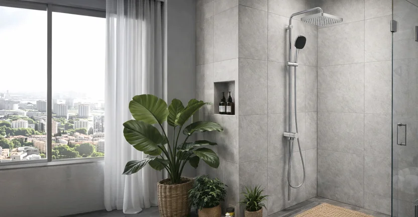 Grohe Vitalio Comfort 250 Kare Duş Sistemi