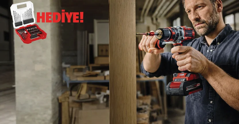 Einhell TP-CD 18/60 18 Li-i BL (2x2,0Ah) Kömürsüz Akülü Darbeli Matkap