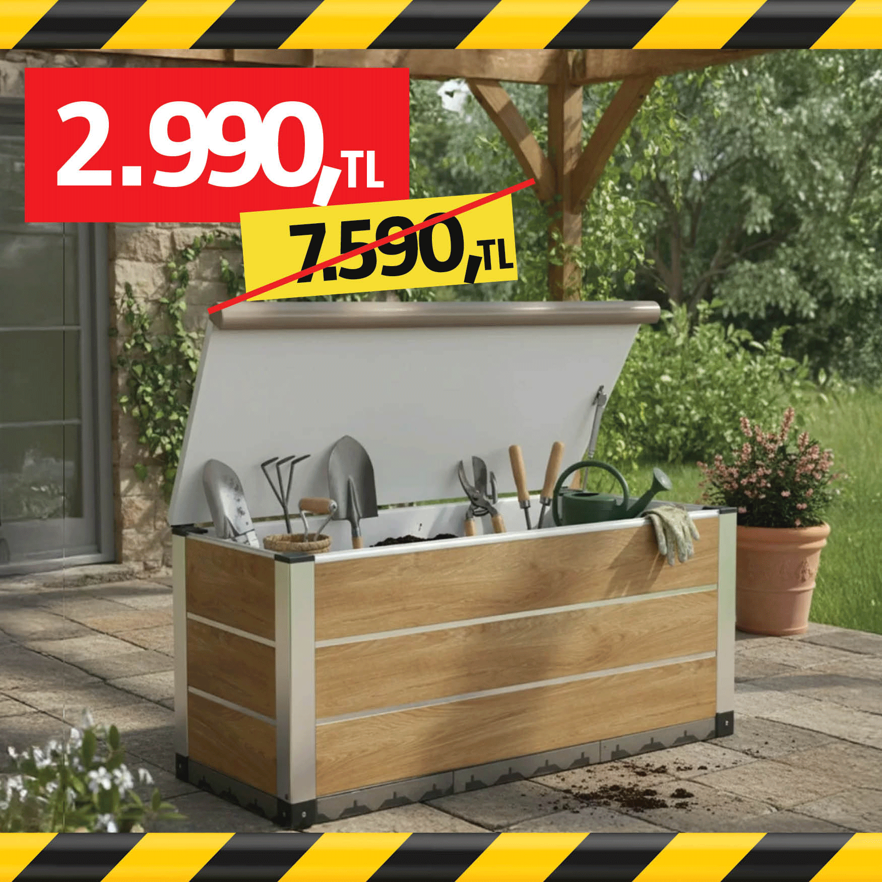 Bauli Woody Flat Sandık
