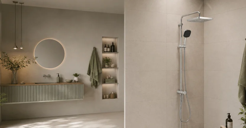 Grohe Vitalio Comfort 250 Kare Duş Sistemi