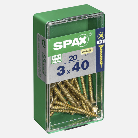 SPAX Havşa Vida Sarı 3X40       