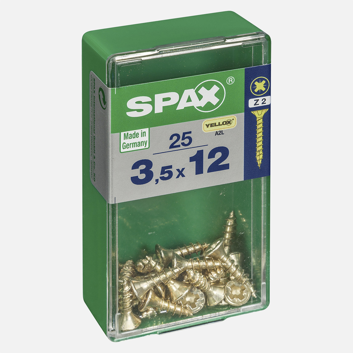    SPAX Havşa Vida Sarı 3.5X12      