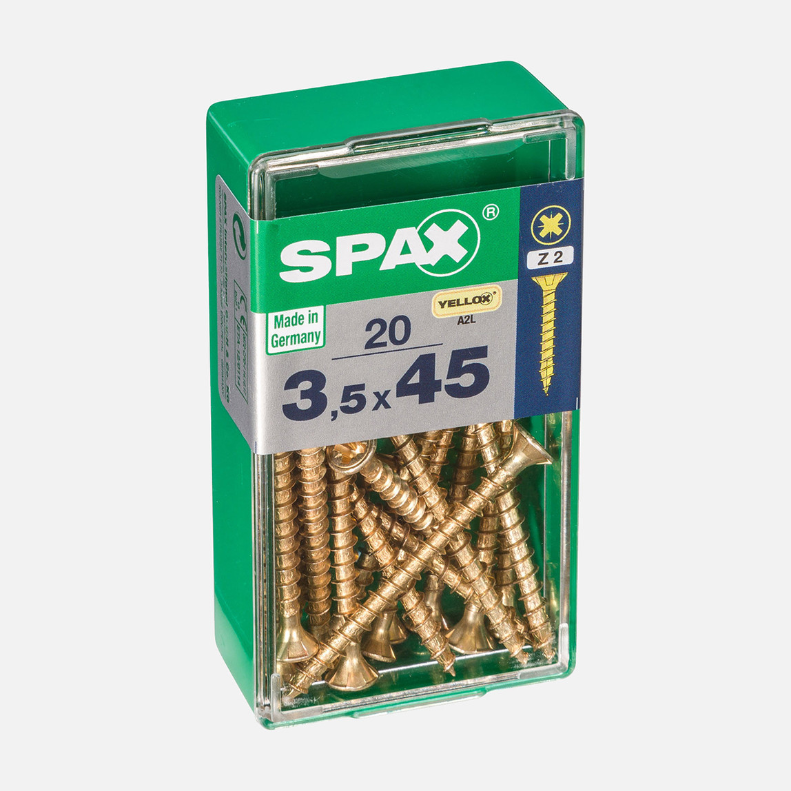    SPAX Havşa Vida Sarı 3.5X45      