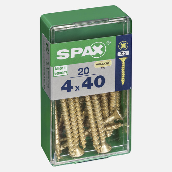 SPAX Havşa Vida Sarı 4X40       