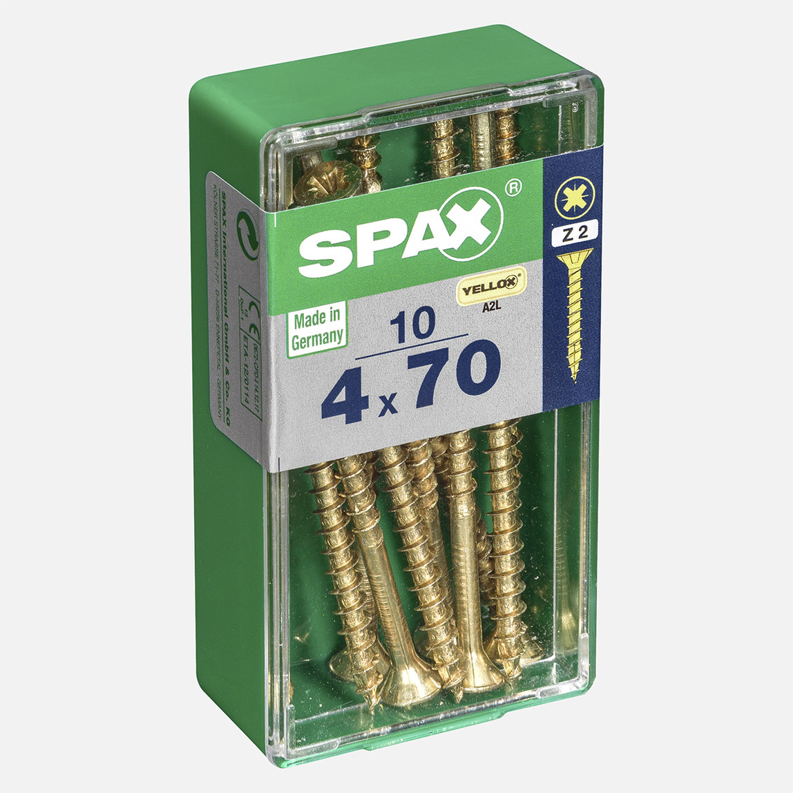    SPAX Havşa Vida Sarı 4X70        