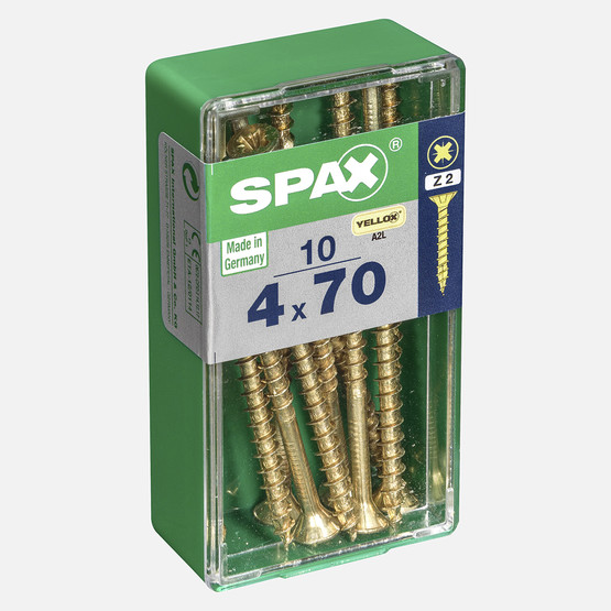 SPAX Havşa Vida Sarı 4X70       