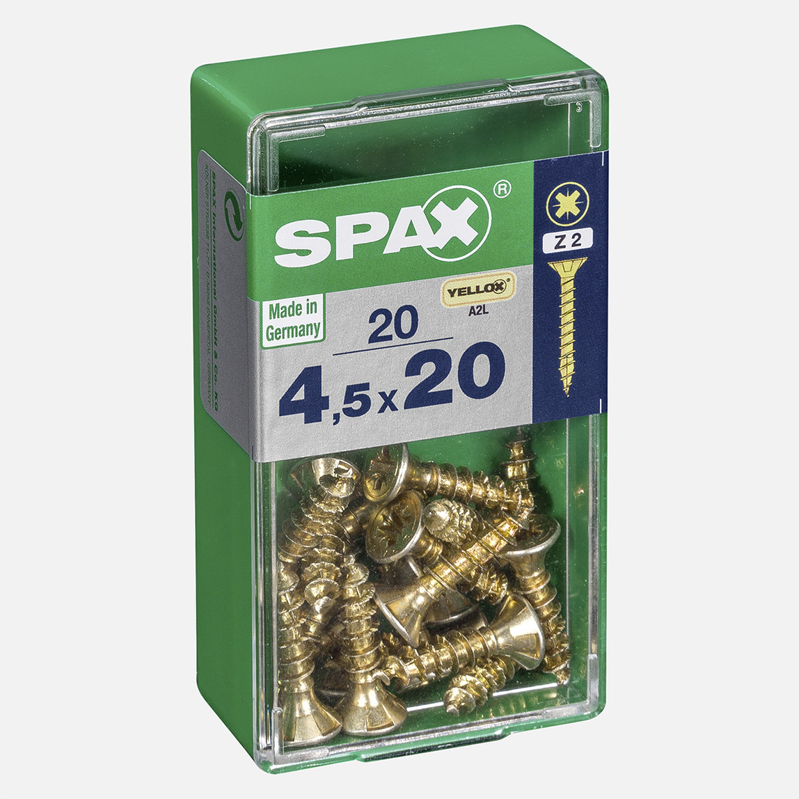    SPAX Havşa Vida Sarı 4.5X20      