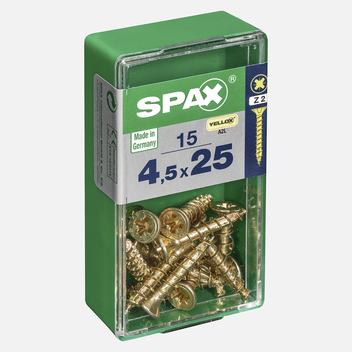    SPAX Havşa Vida Sarı 4.5X25      