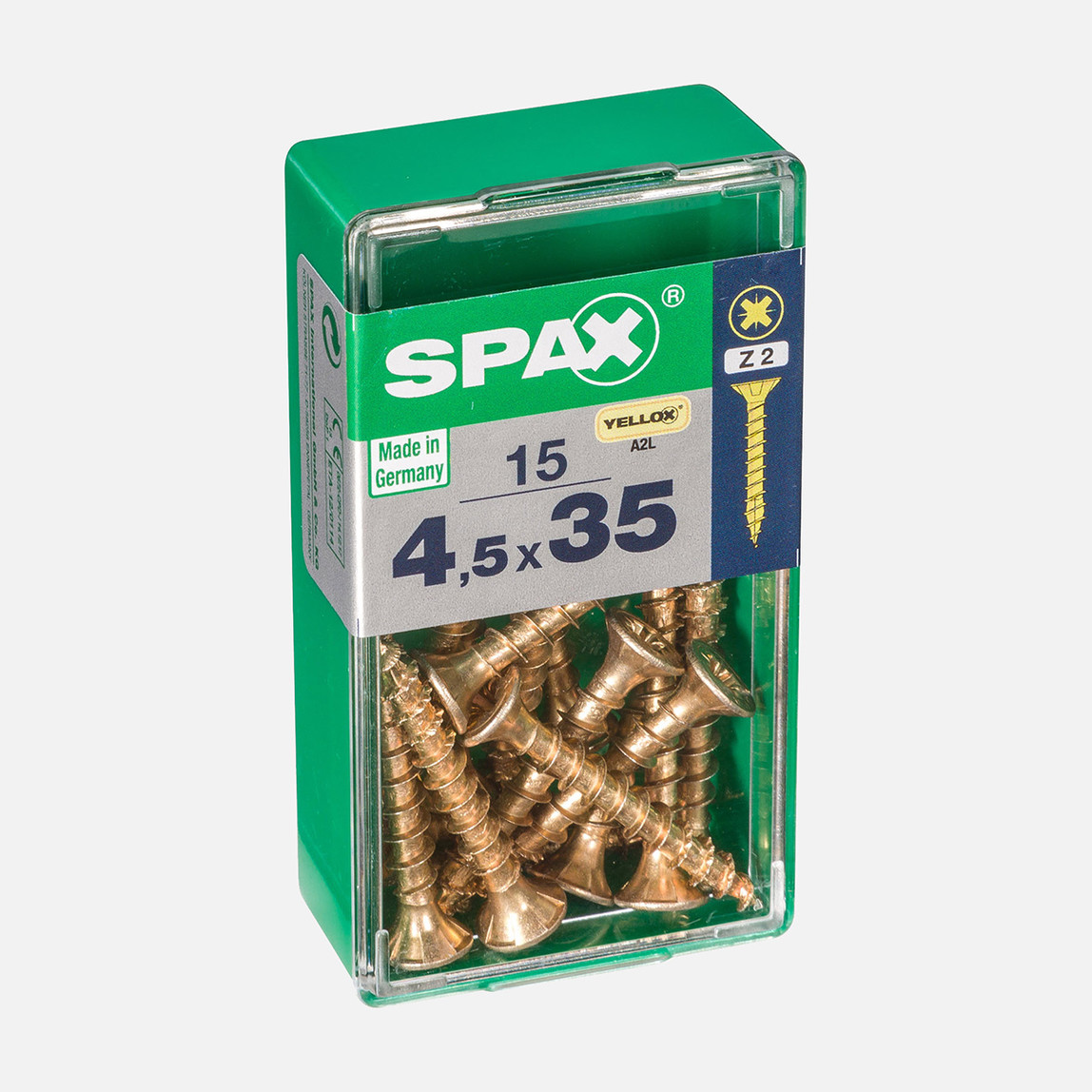    SPAX Havşa Vida Sarı 4.5X35      