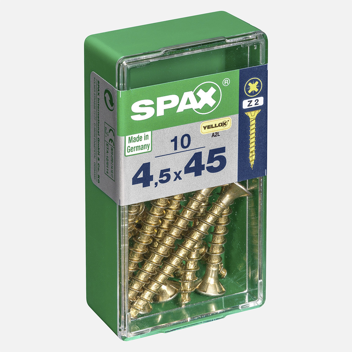    SPAX Havşa Vida Sarı 4.5X45      