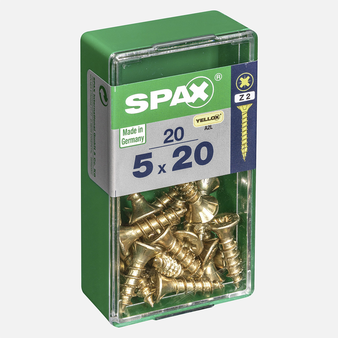    SPAX Havşa Vida Sarı 5X20        