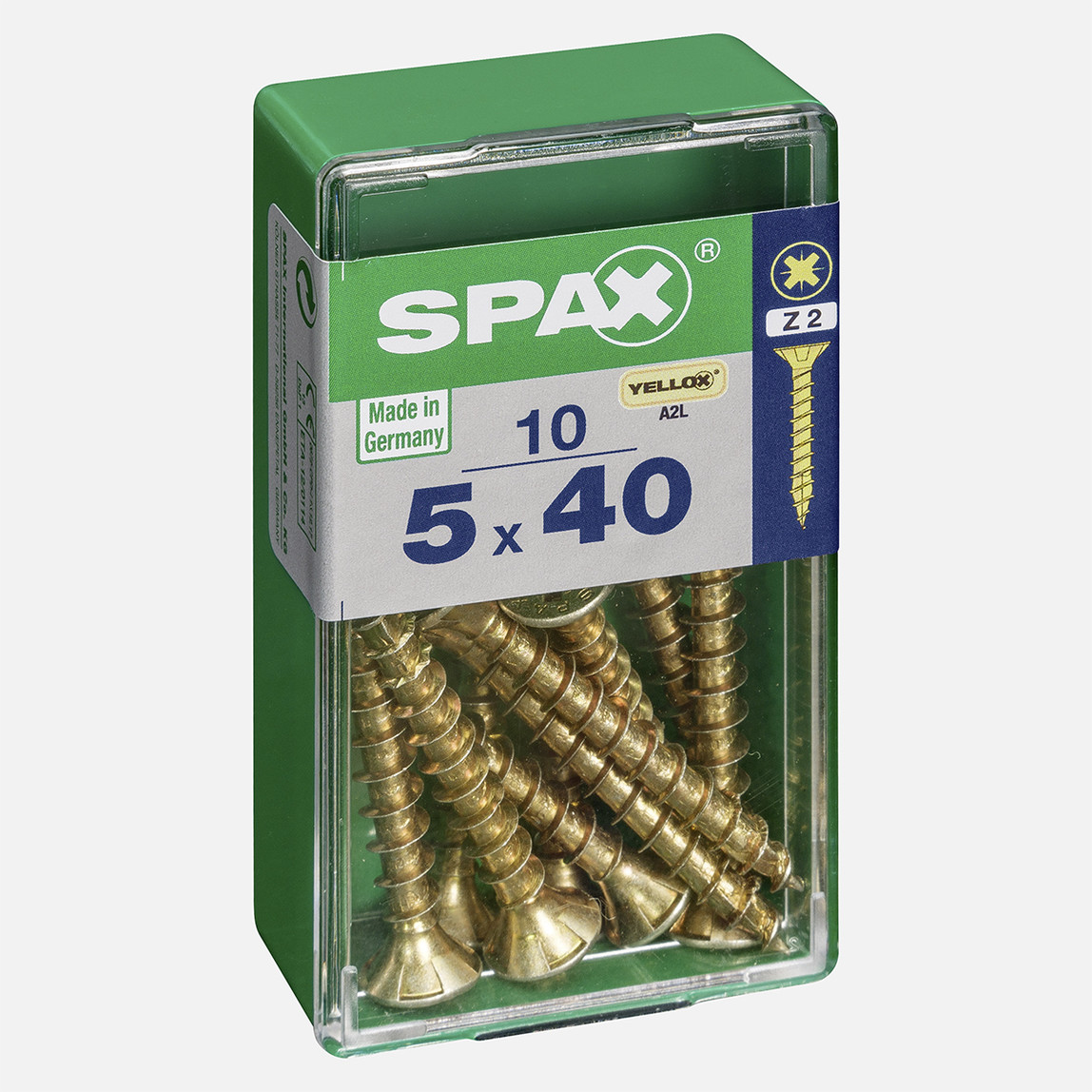    SPAX Havşa Vida Sarı 5X40        