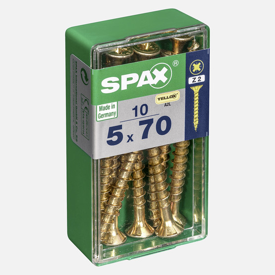 SPAX Havşa Vida Sarı 5X70       