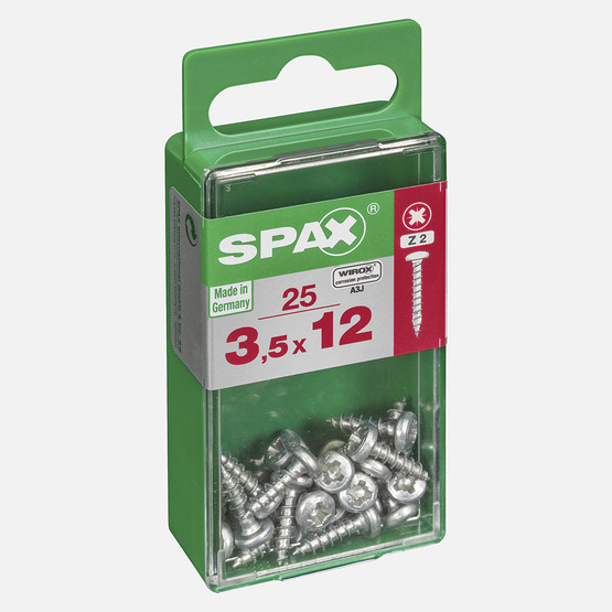 SPAX Yuvarlak Başla Vida 3.5X12       