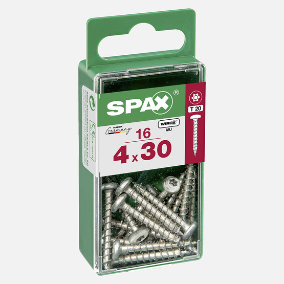 SPAX Yuvarlak Başla Vida 4X30         