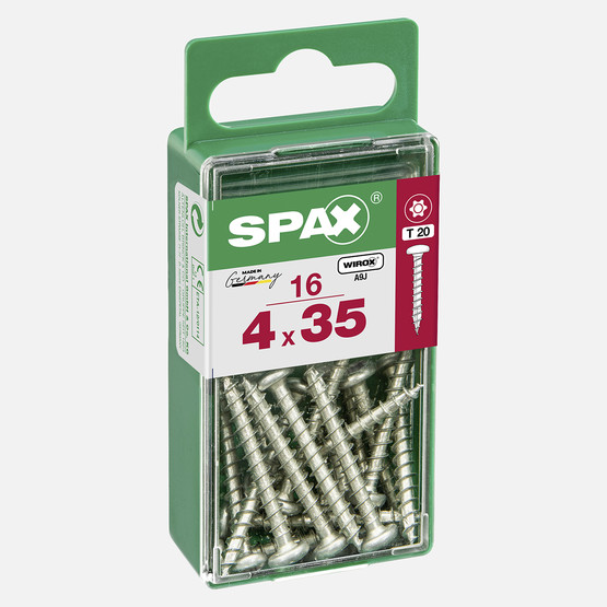 SPAX Yuvarlak Başla Vida 4X35         
