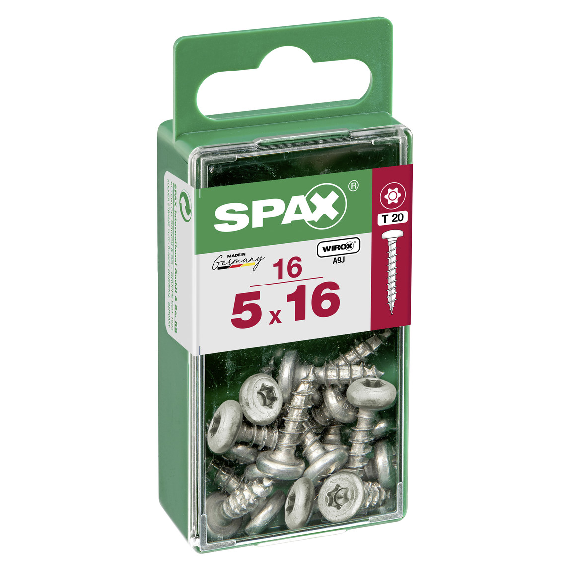    SPAX Yuvarlak Başla Vida 5X16          