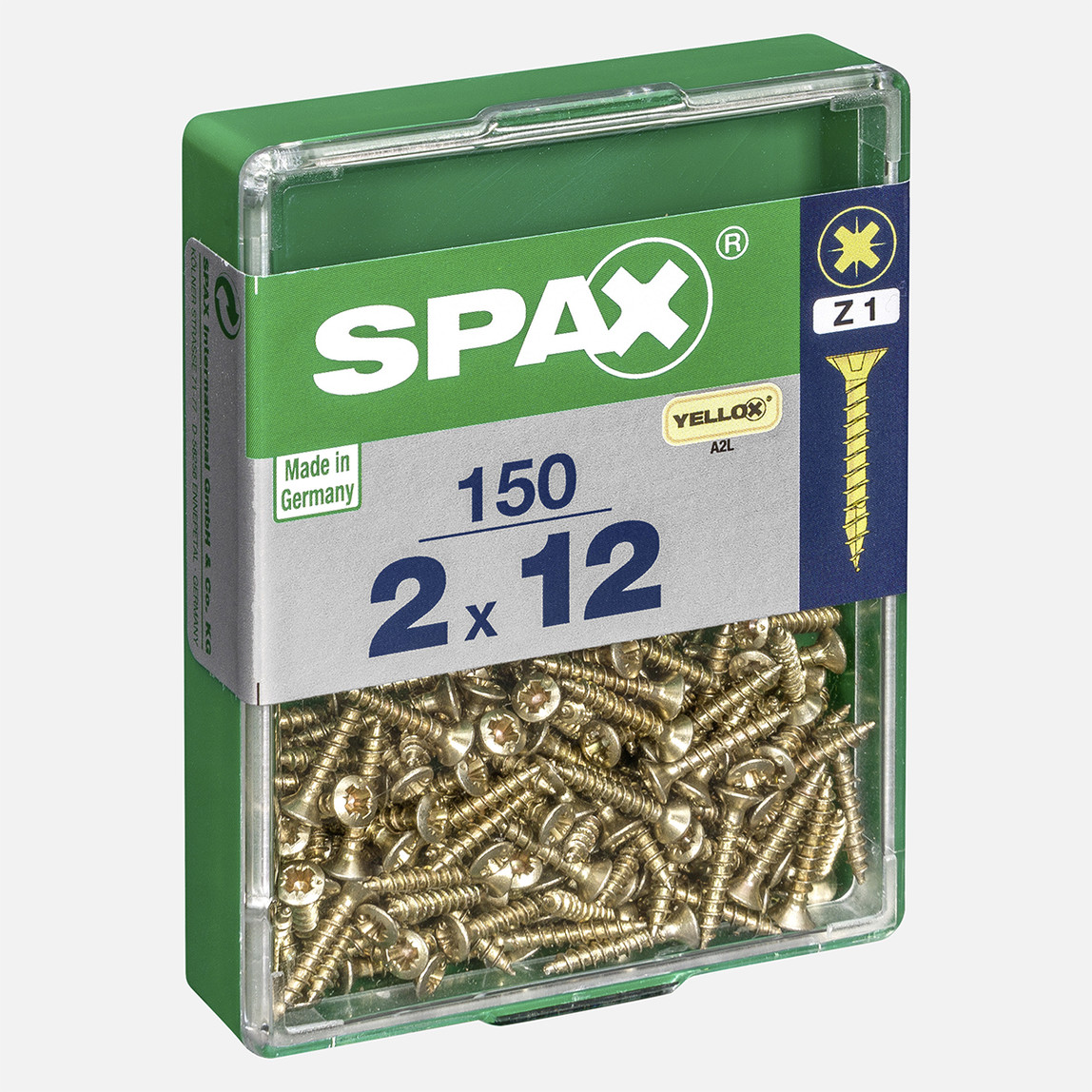    SPAX Havşa Vida Sarı 2X12        