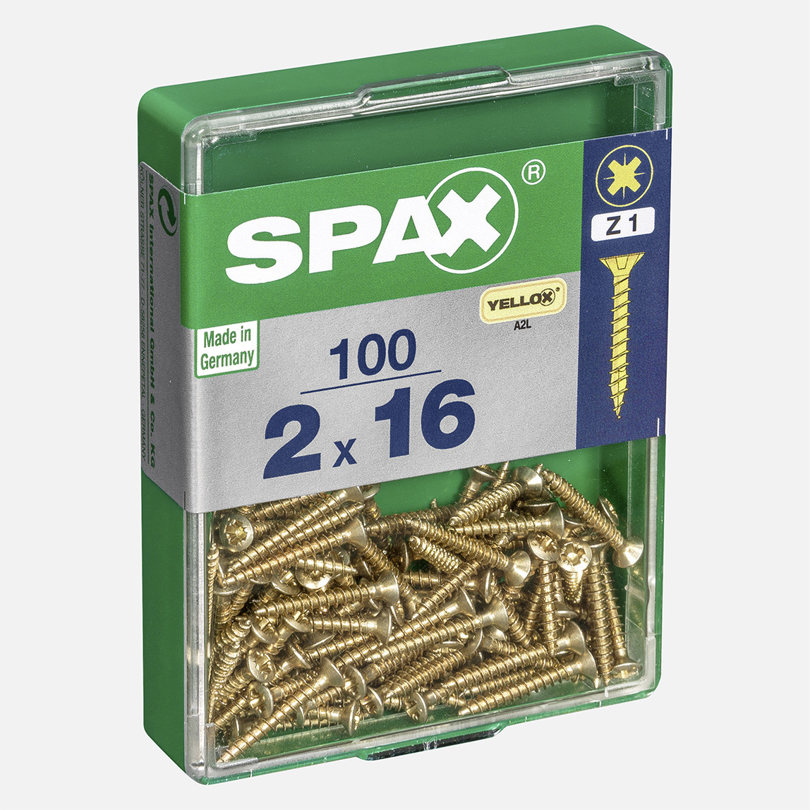    SPAX Havşa Vida Sarı 2X16        