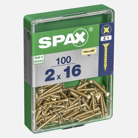SPAX Havşa Vida Sarı 2X16       