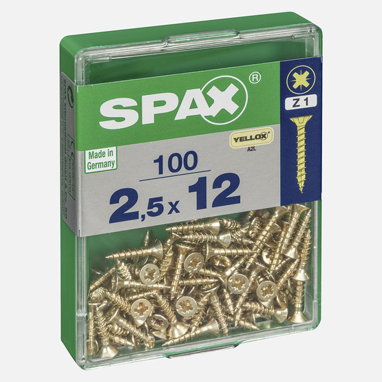 SPAX Havşa Vida Sarı 2.5X12     