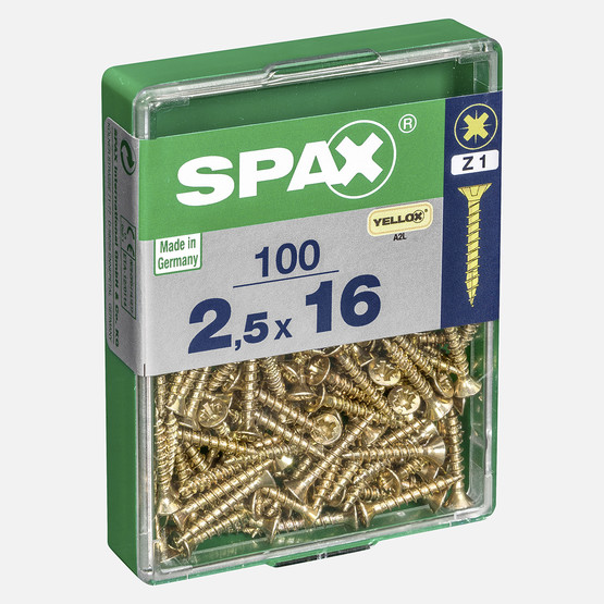 SPAX Havşa Vida Sarı 2.5X16     