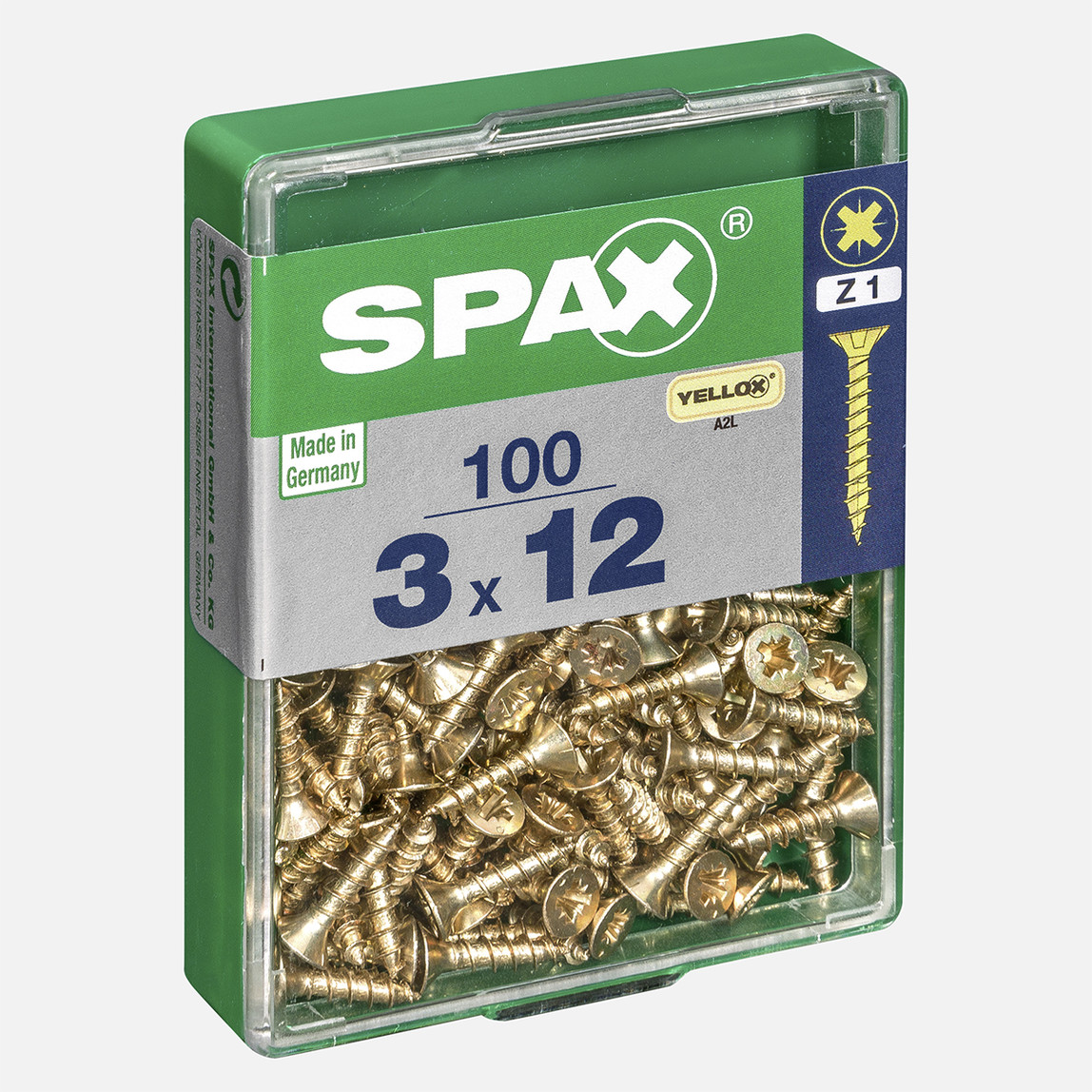    SPAX Havşa Vida Sarı 3X12        