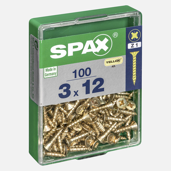 SPAX Havşa Vida Sarı 3X12       