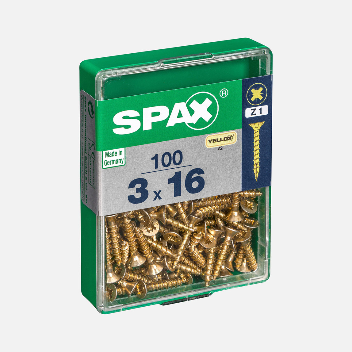    SPAX Havşa Vida Sarı 3X16        