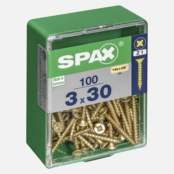 SPAX Havşa Vida Sarı 3X30       
