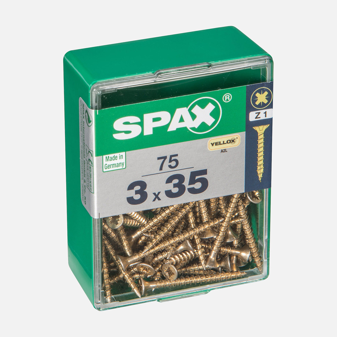    SPAX Havşa Vida Sarı 3X35        