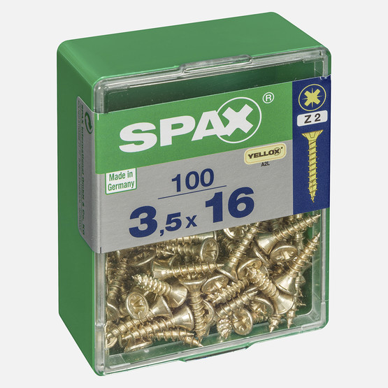 SPAX Havşa Vida Sarı 3.5X16     