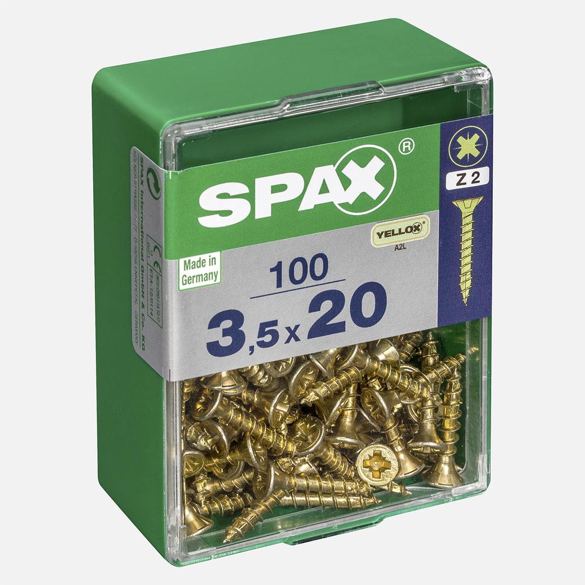    SPAX Havşa Vida Sarı 3.5X20      