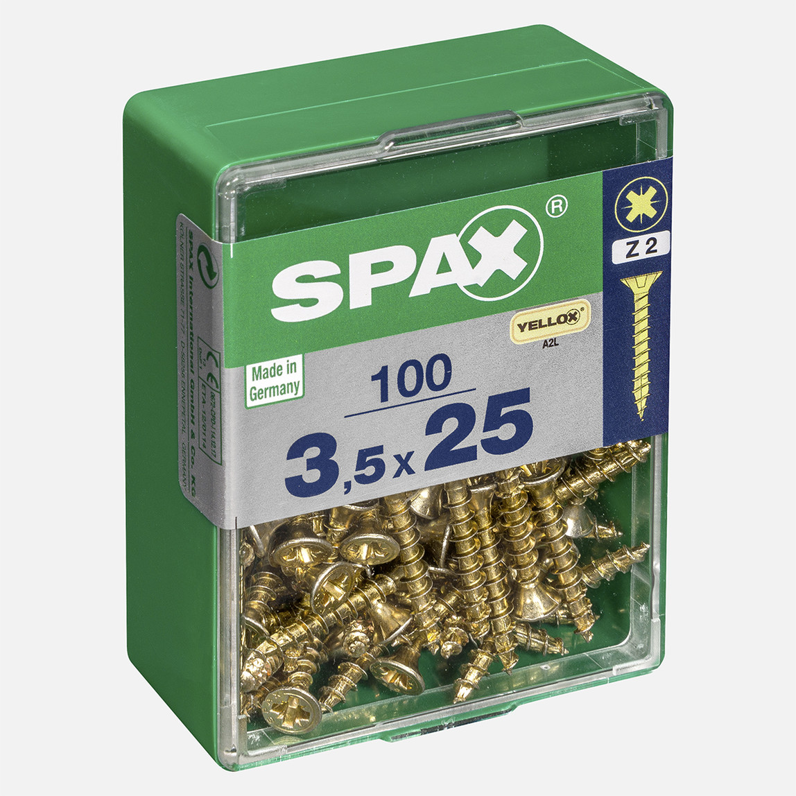    SPAX Havşa Vida Sarı 3.5X25      