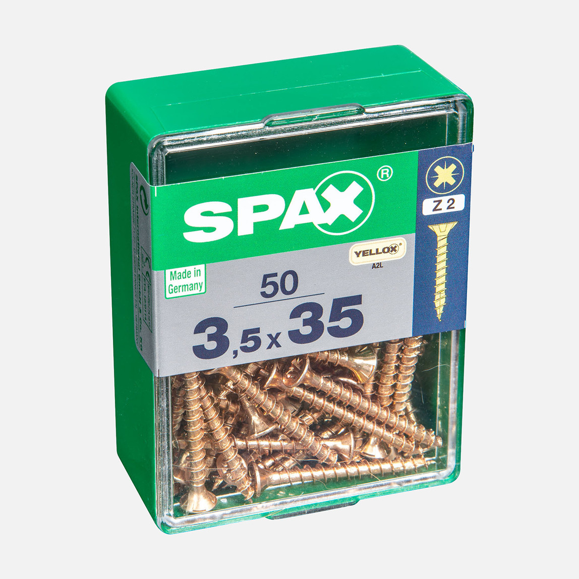    SPAX Havşa Vida Sarı 3.5X35      