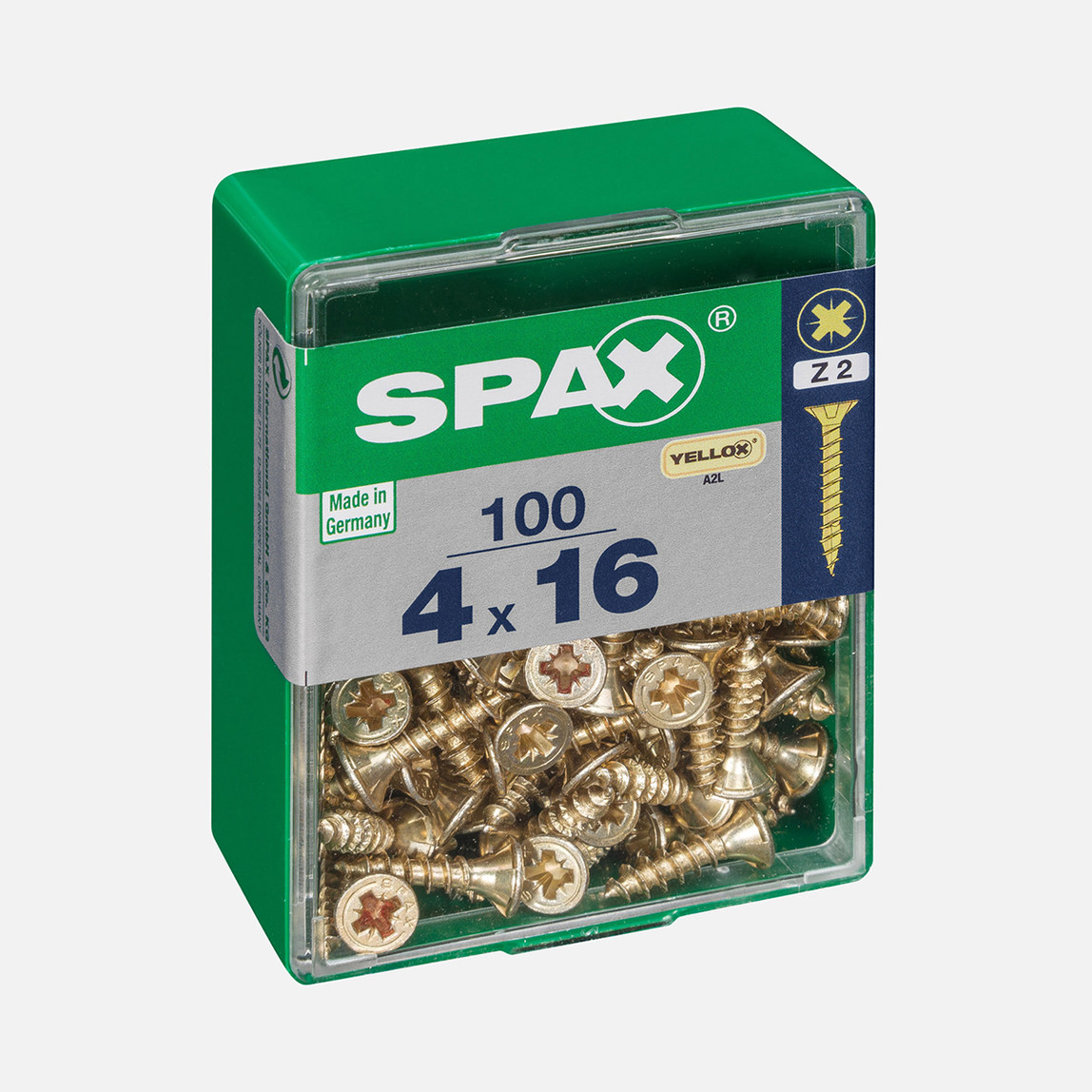    SPAX Havşa Vida Sarı 4X16        