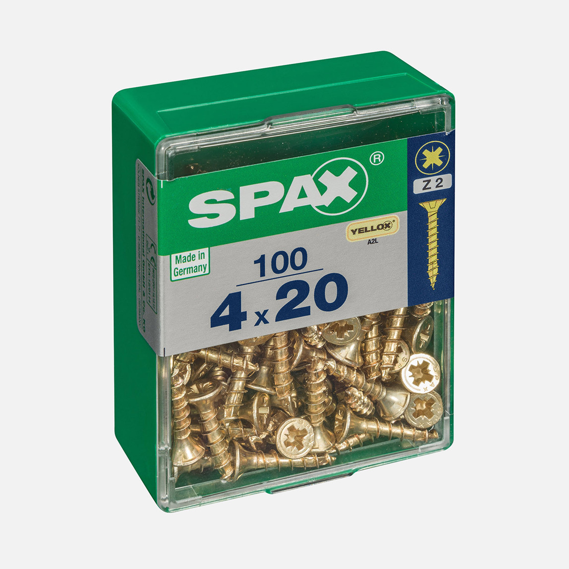    SPAX Havşa Vida Sarı 4X20        