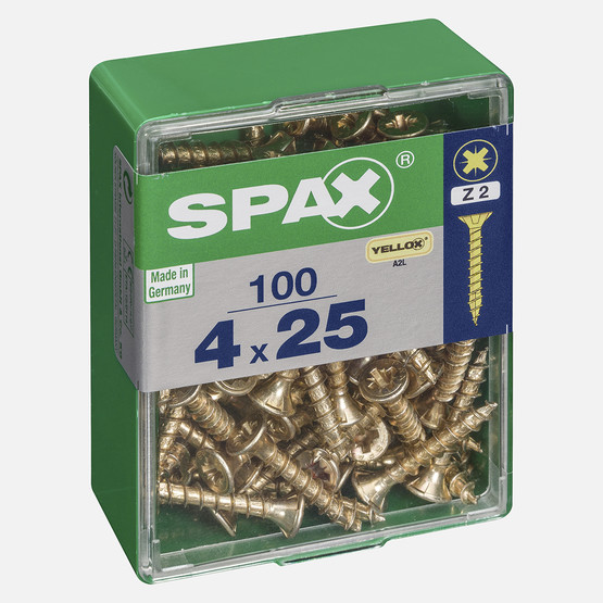 SPAX Havşa Vida Sarı 4X25       