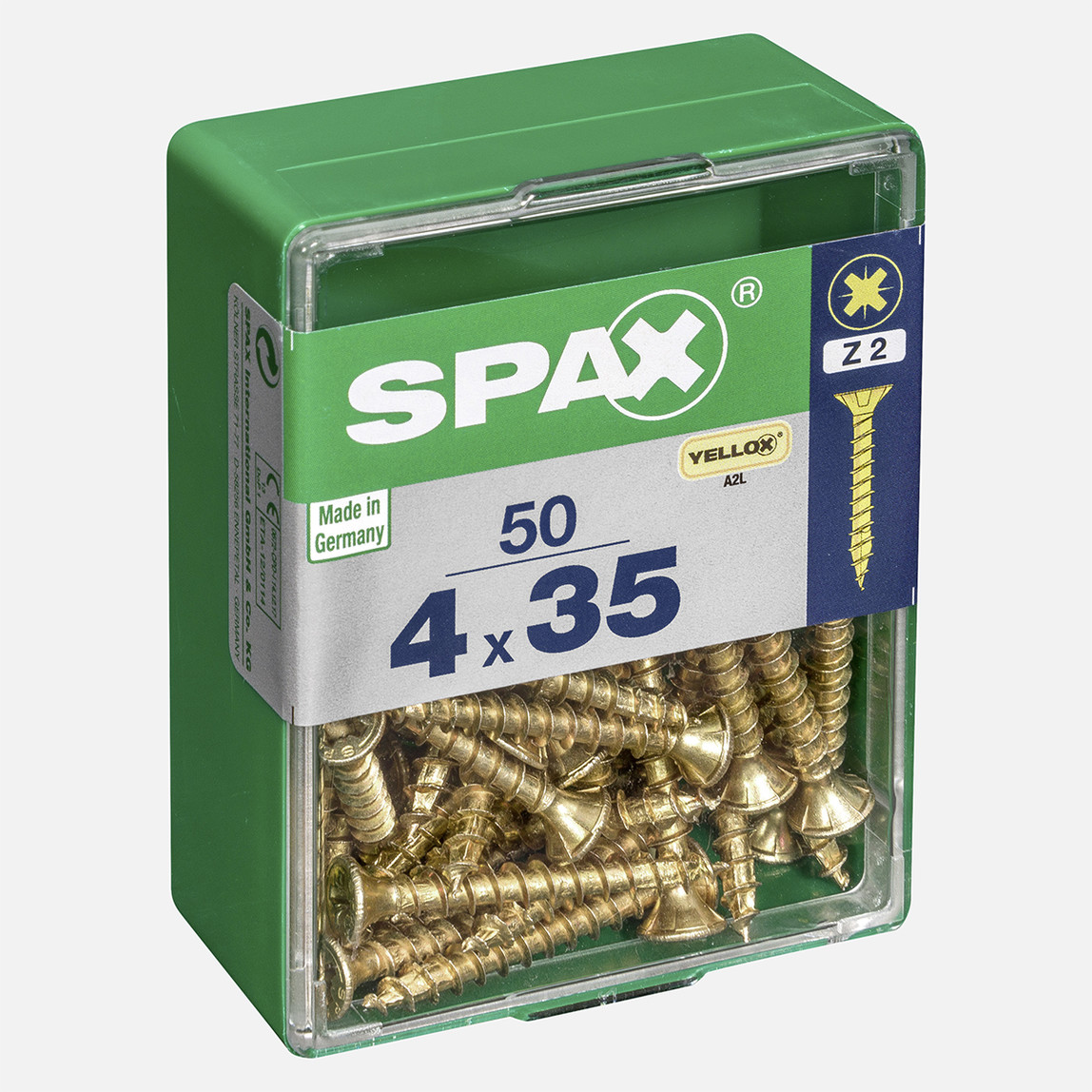    SPAX Havşa Vida Sarı 4X35        