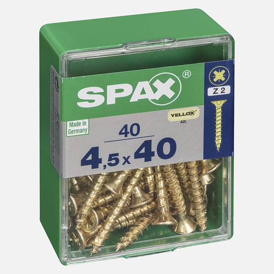SPAX Havşa Vida Sarı 4.5X40     