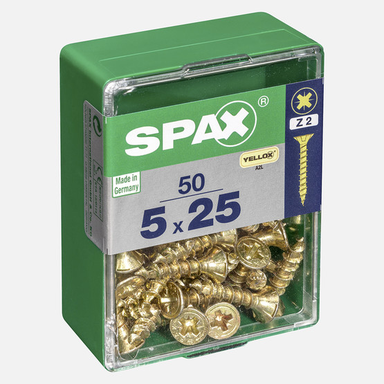 SPAX Havşa Vida Sarı 5X25       