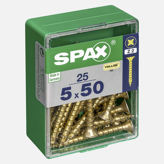 SPAX Havşa Vida Sarı 5X50       